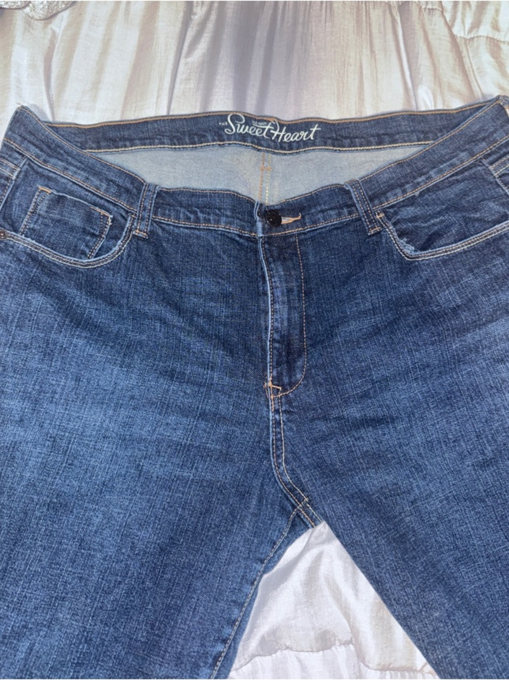 Old Navy Women's Skinny Jeans - Dark Blue